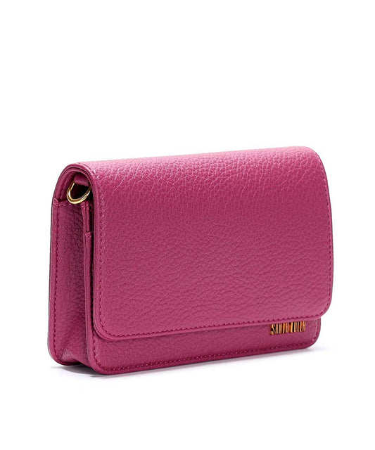 Bolsa Transversal Pequena Santa Lolla Fúcsia