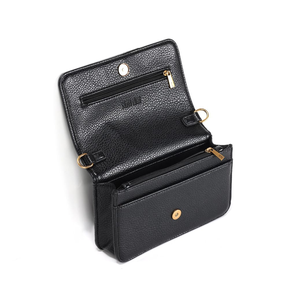 Bolsa Transversal Preta Santa Lolla