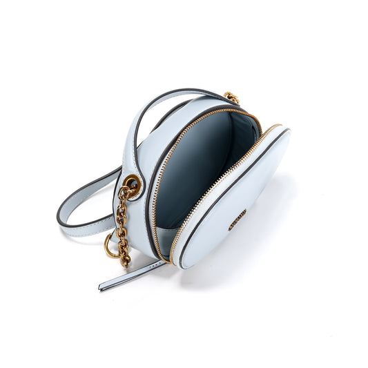 Bolsa Transversal Santa Lolla Azul Claro Redonda