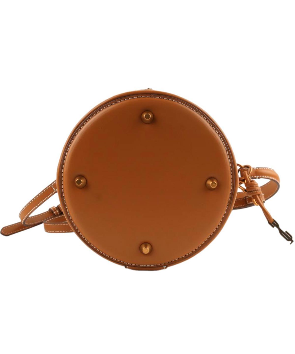 Bolsa Transversal Santa Lolla Bege Cilíndrica Corda