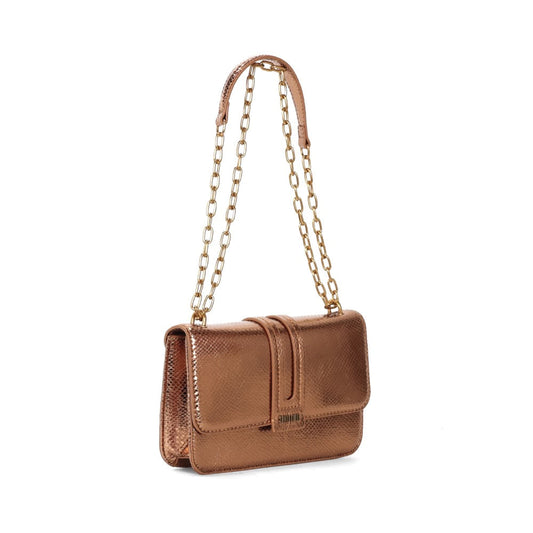 Bolsa Transversal Santa Lolla Bronze Alça Correntes