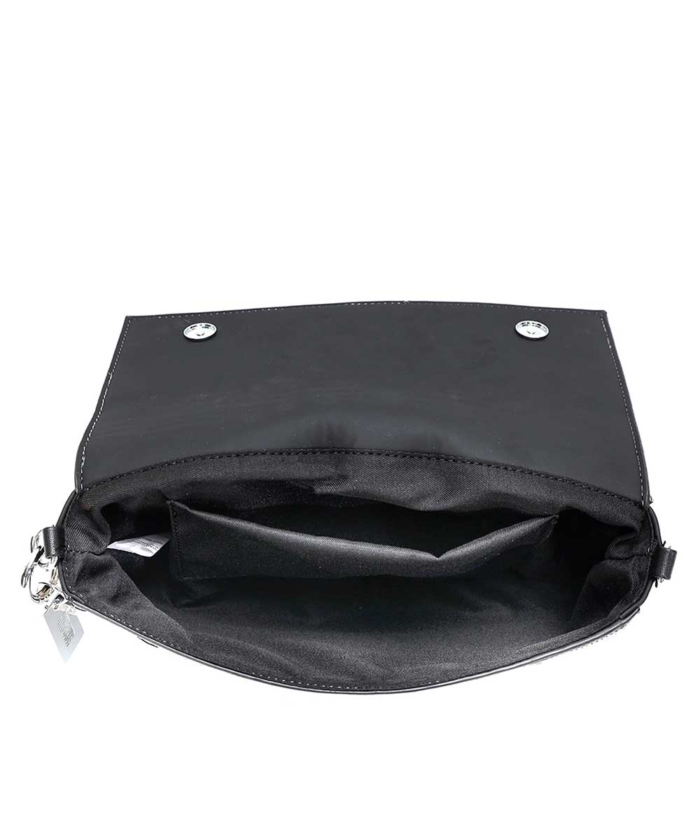 Bolsa Transversal Santa Lolla Cristal Brilho Correntes