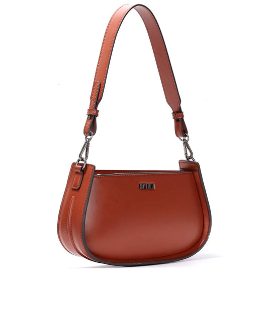 Bolsa Transversal Santa Lolla Marrom Cinamon Alça Mão