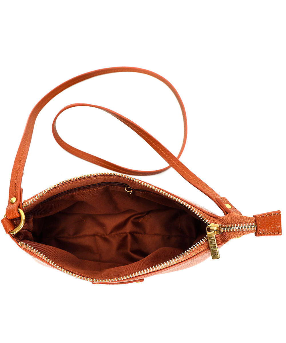 Bolsa Transversal Santa Lolla Marrom Cinamon