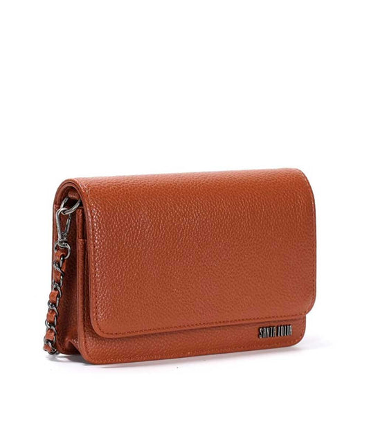 Bolsa Transversal Santa Lolla Marrom Correntes