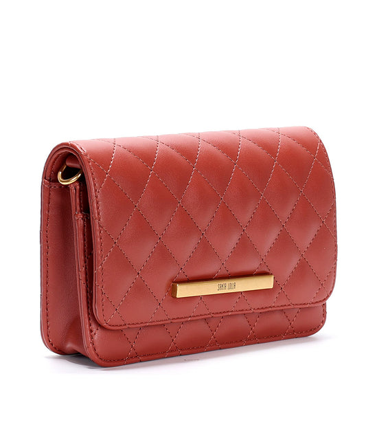 Bolsa Transversal Santa Lolla Marrom Pequena