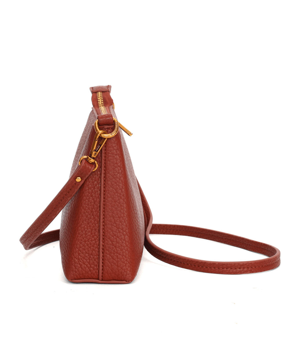 Bolsa Transversal Santa Lolla Marrom