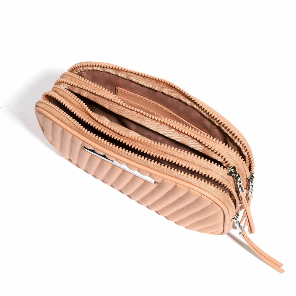 Bolsa Transversal Santa Lolla Nude Matelassê