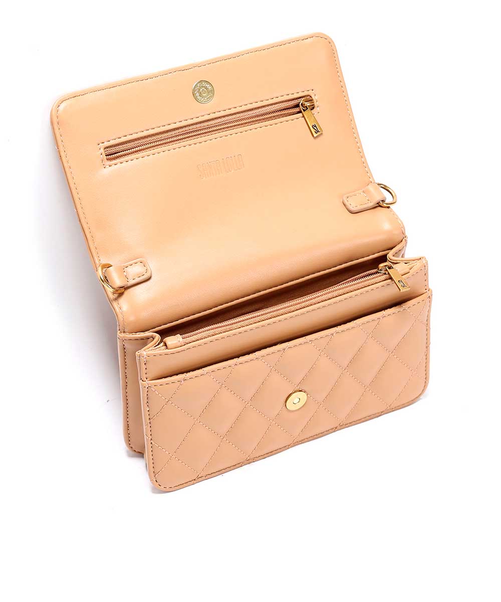 Bolsa Transversal Santa Lolla Pequena Bege