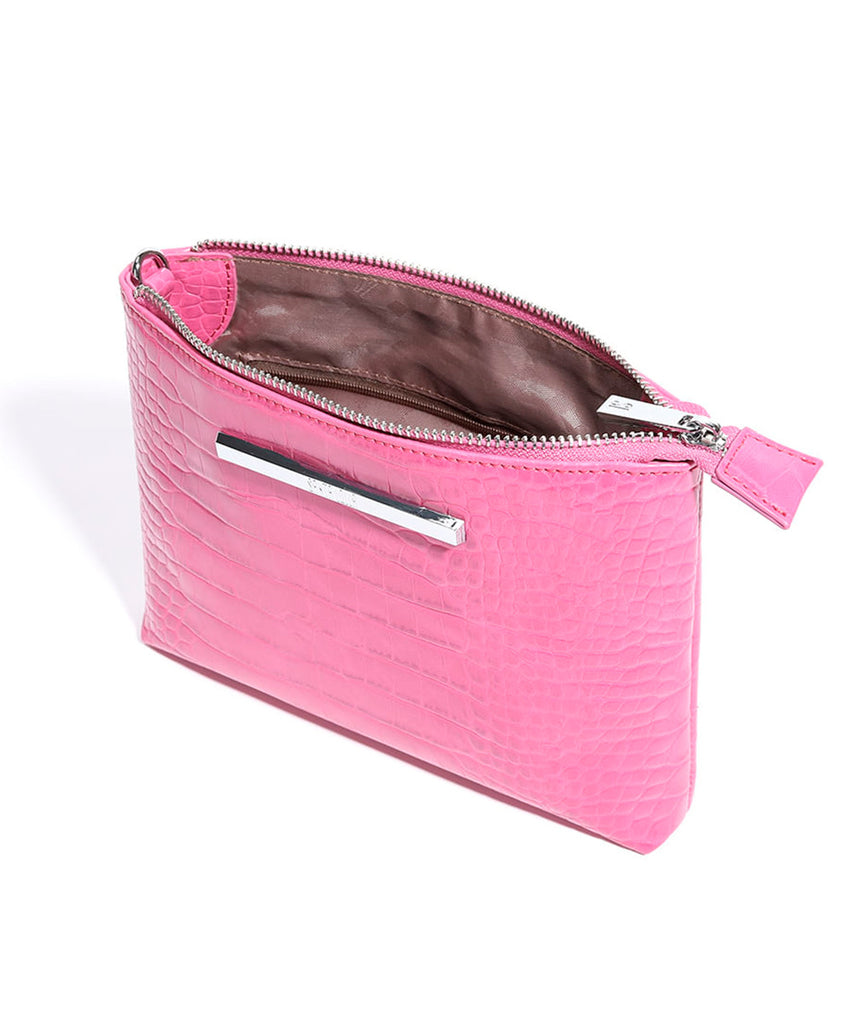 Bolsa Transversal Santa Lolla Pink Brilho