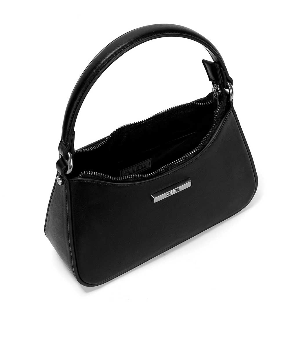 Bolsa Transversal Santa Lolla Preta Alça Mão