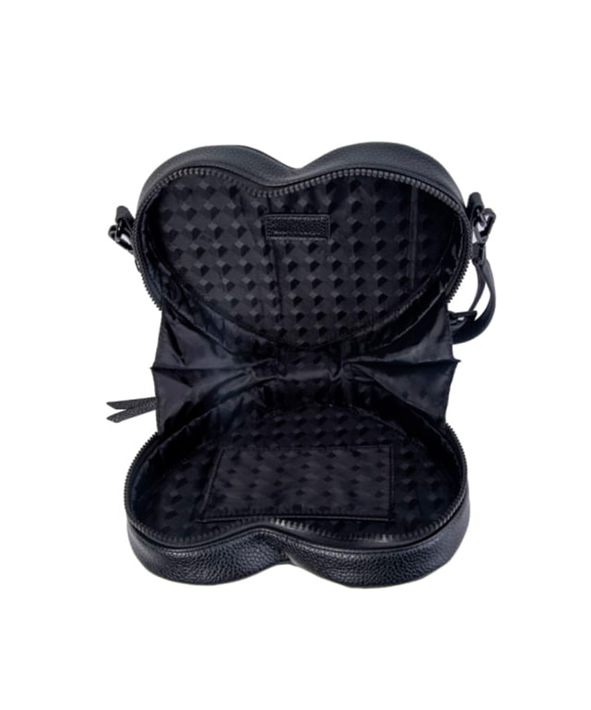 Bolsa Transversal Santa Lolla Preta Coração