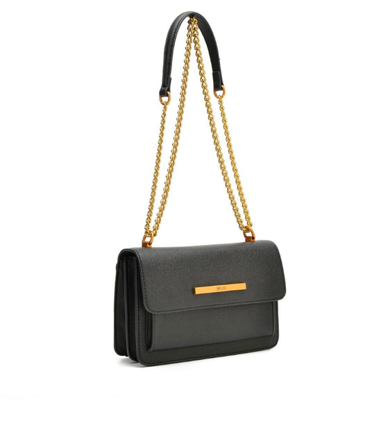 Bolsa Transversal Santa Lolla Preta Correntes