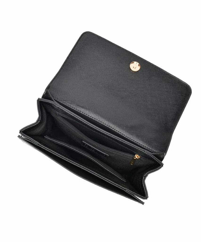 Bolsa Transversal Santa Lolla Preta Correntes