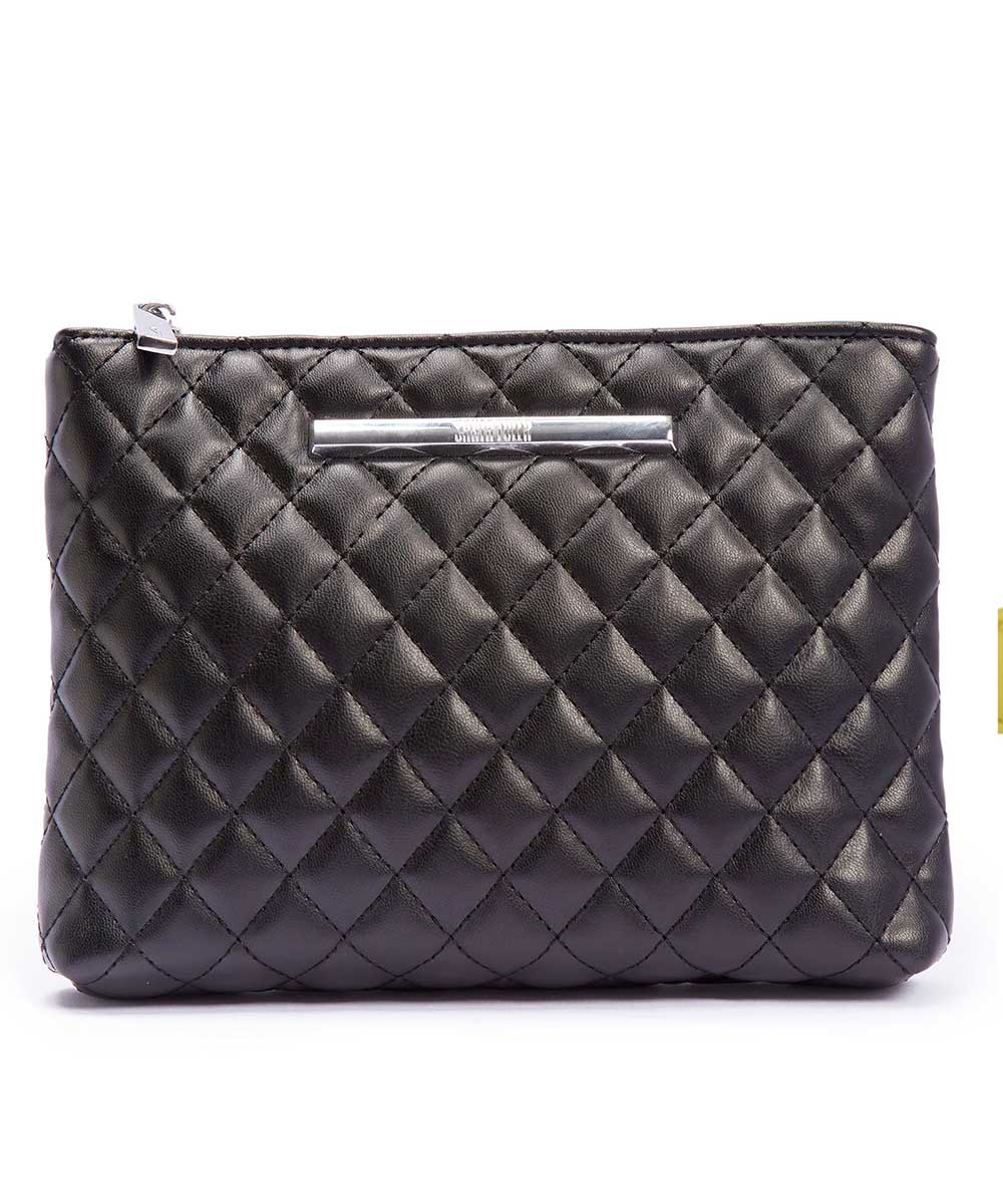 Bolsa Transversal Santa Lolla Preta Soft Matelassê