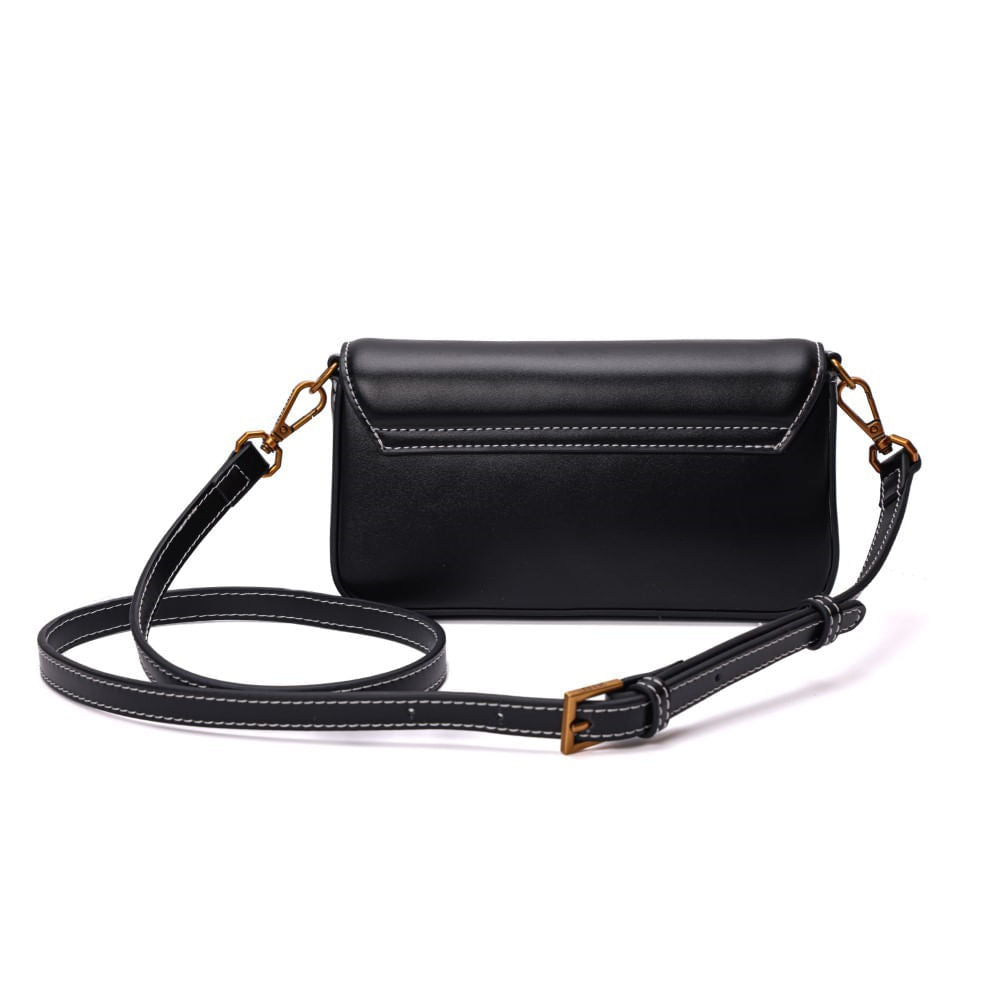 Bolsa Transversal Santa Lolla Preta Soft