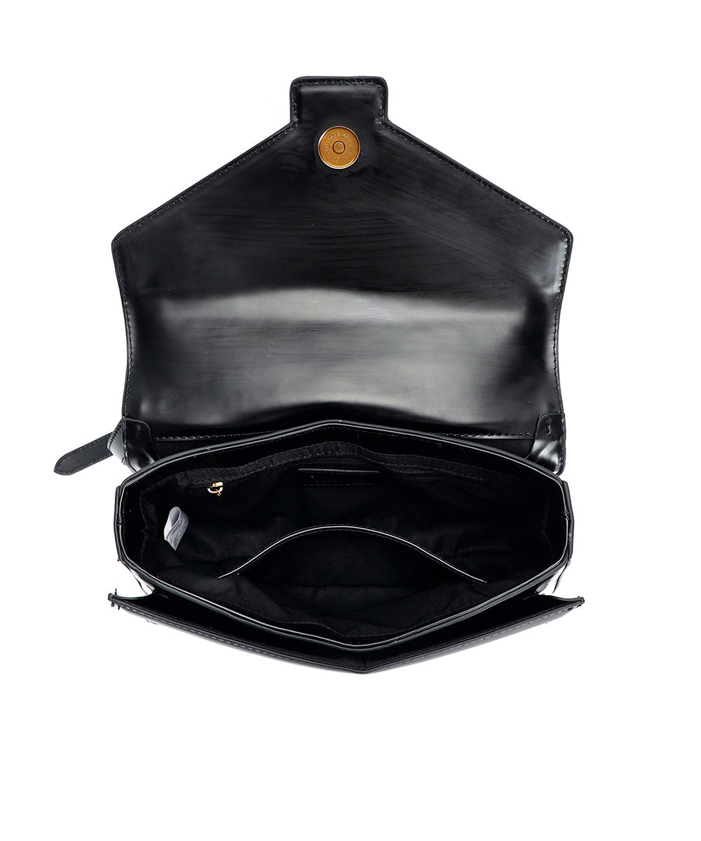 Bolsa Transversal Santa Lolla Preto Box Correntes