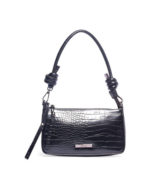 Bolsa Transversal Santa Lolla Preto Brilho