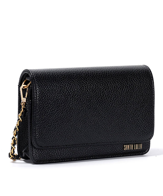 Bolsa Transversal Santa Lolla Preto Correntes