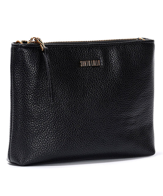 Bolsa Transversal Santa Lolla Preto Correntes