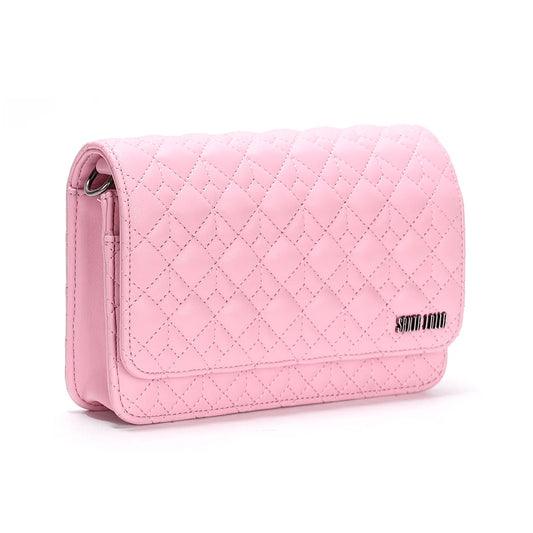 Bolsa Transversal Santa Lolla Rosa Alça Correntes