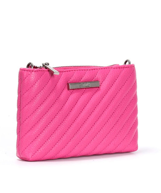 Bolsa Transversal Santa Lolla Rosa Matelassê