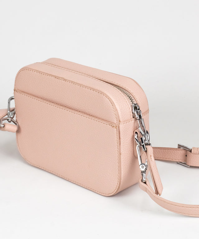 Bolsa Transversal Santa Lolla Rosa Quartzo Quadrada