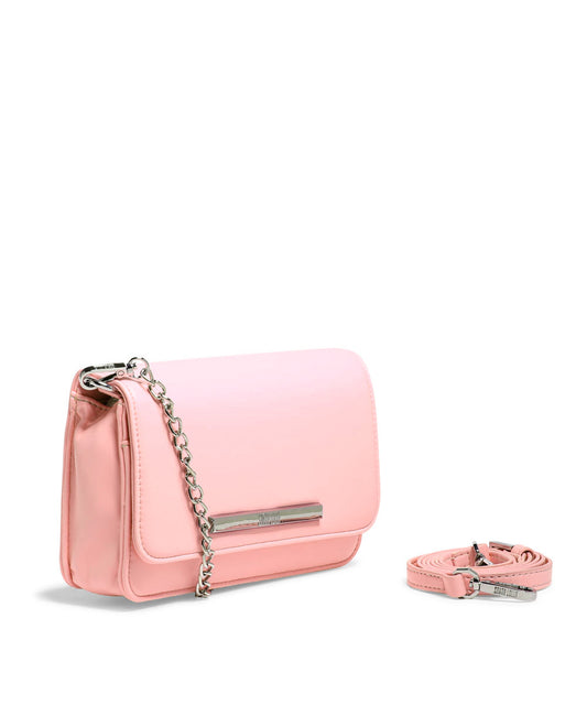 Bolsa Transversal Santa Lolla Rosê Alça Correntes