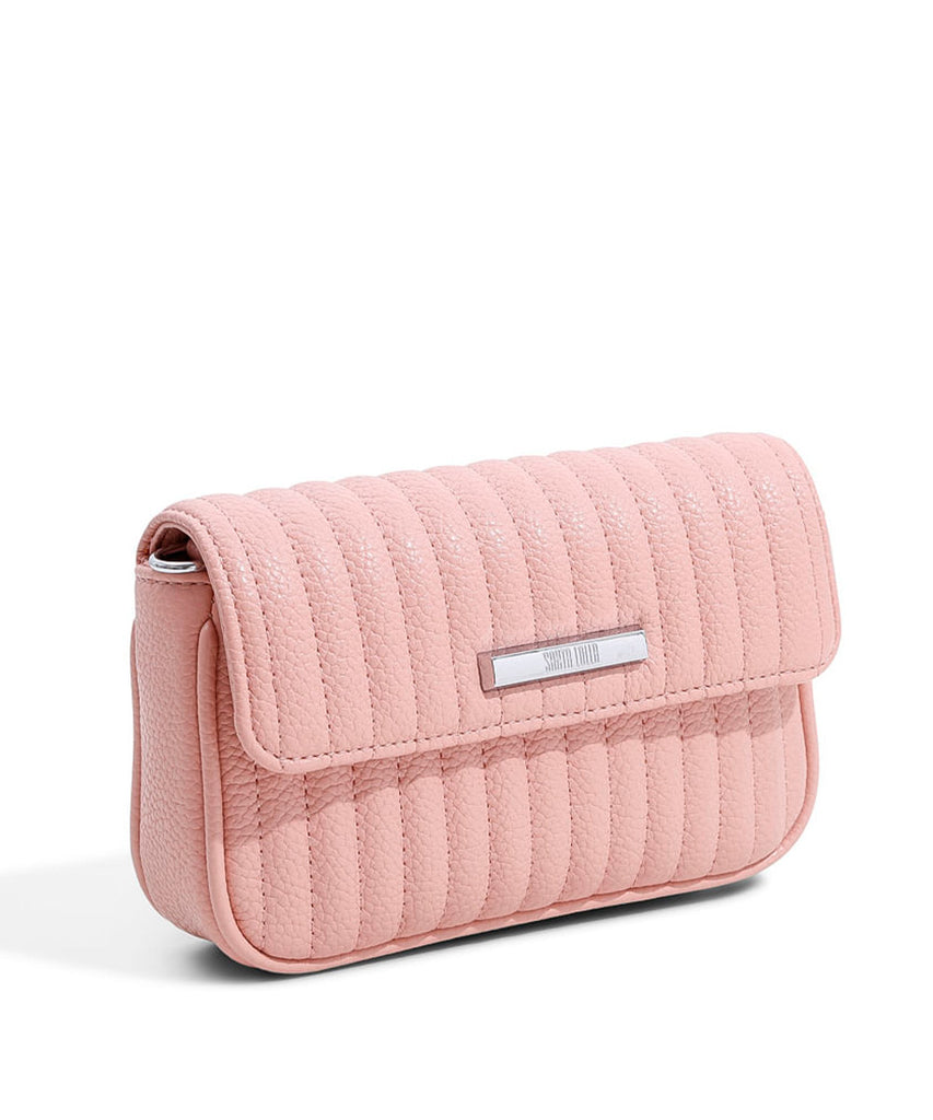 Bolsa Transversal Santa Lolla Rosê Matelassê