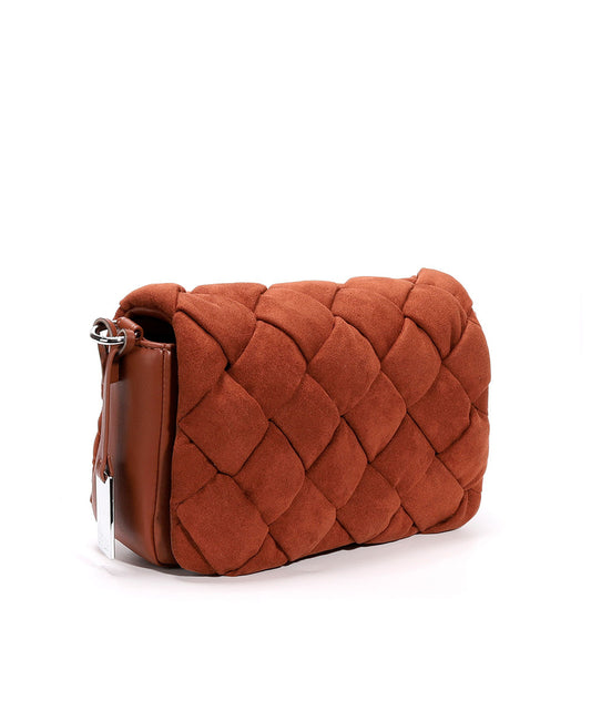 Bolsa Transversal Santa Lolla Safari Camurça Tramada