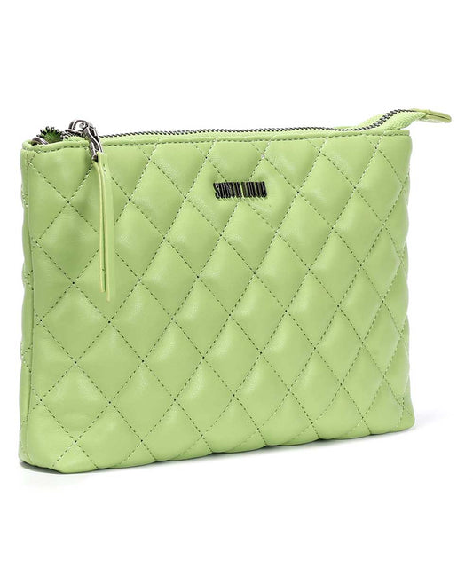 Bolsa Transversal Santa Lolla Verde Matelassê