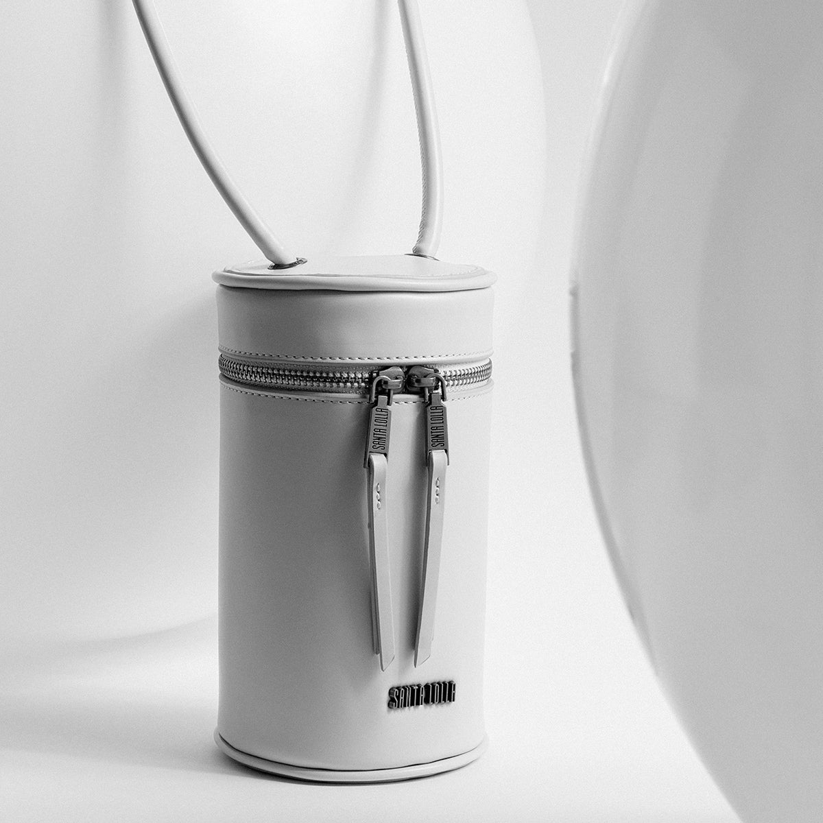 Bolsa Tube Bag Santa Lolla Bege Alça Transversal