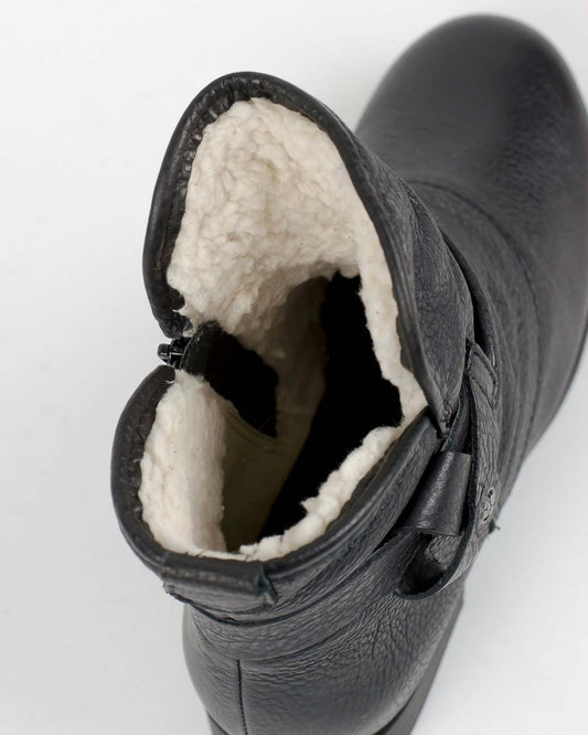 Bota Bottero Preta Cano Baixo Pelo