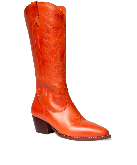 Bota Santa Lolla Caramelo Cano Alto Salto Bloco