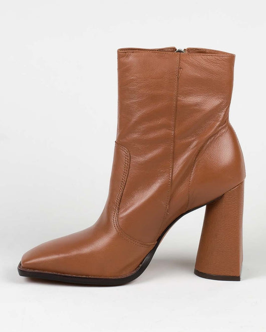 Bota Santa Lolla Marrom Salto Alto Grosso