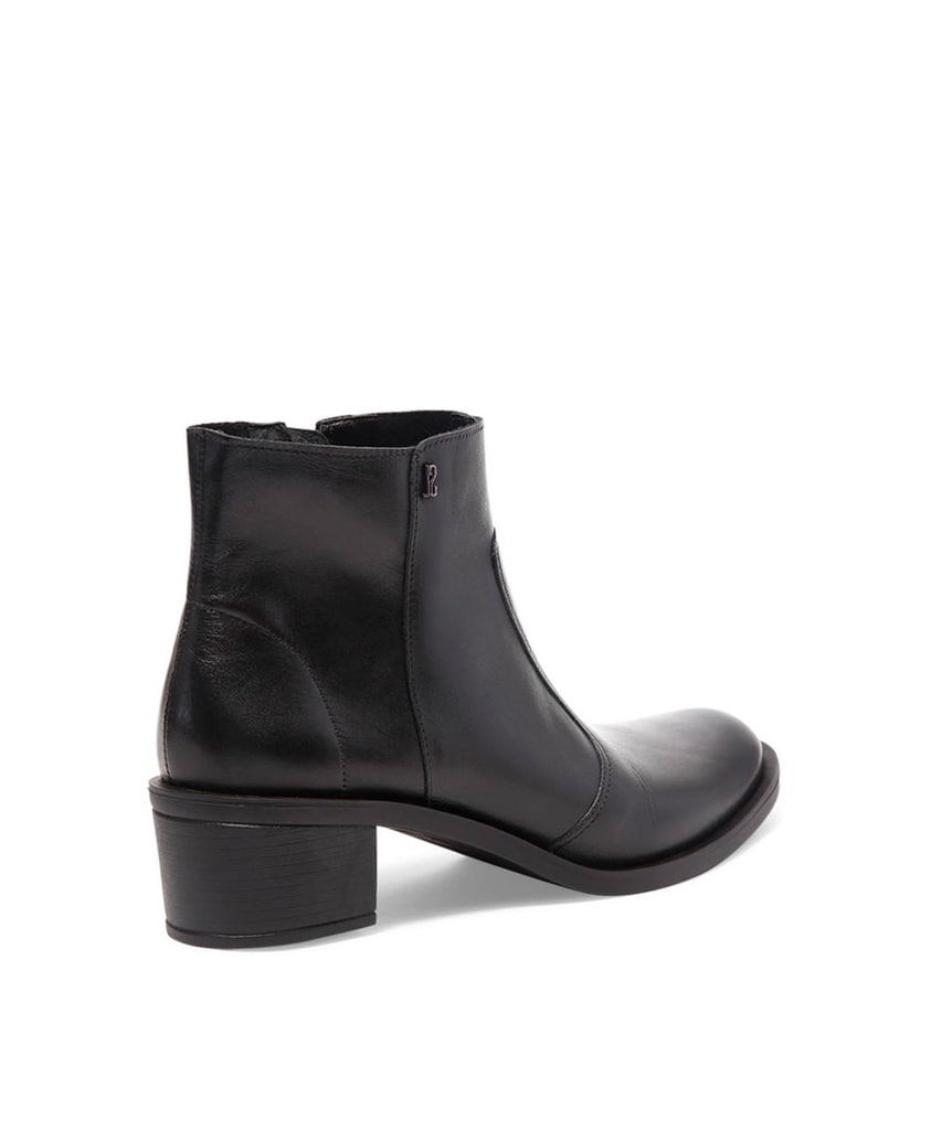 Bota Santa Lolla Preta Cano Curto Salto Bloco