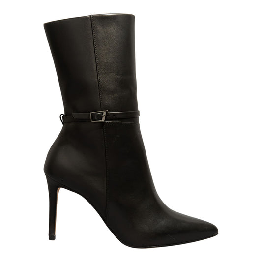 Bota Santa Lolla Preta Cano Médio Salto Alto Fino