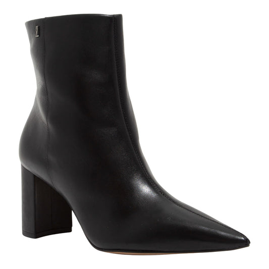 Bota Santa Lolla Preta Couro Salto Bloco