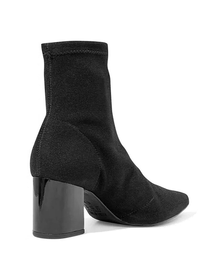 Bota Santa Lolla Preta Malha Strech Salto Bloco
