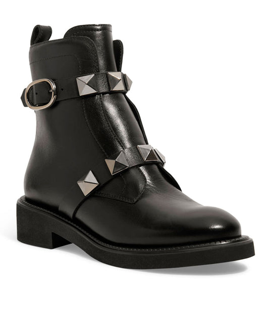 Bota Santa Lolla Preta Tiras Spikes