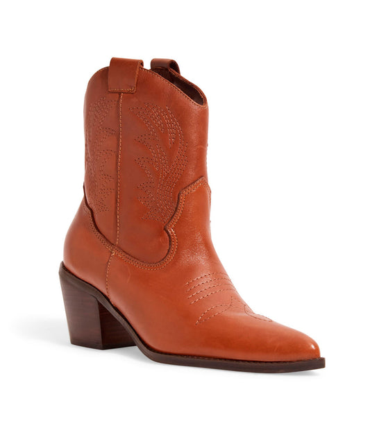 Bota Santa Lolla Western Marrom Cano Baixo Salto Grosso