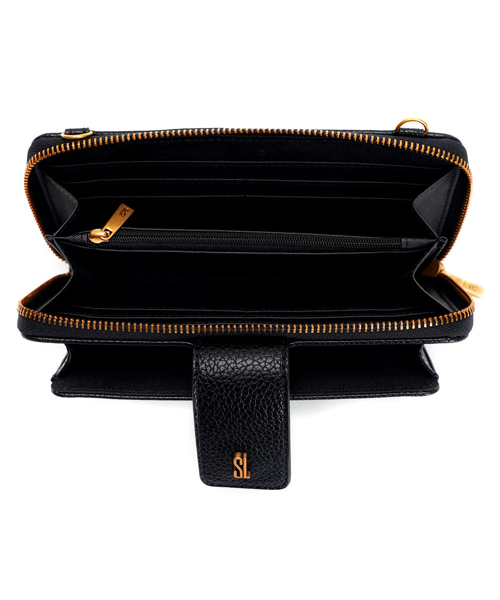 Carteira Grande Santa Lolla Preta