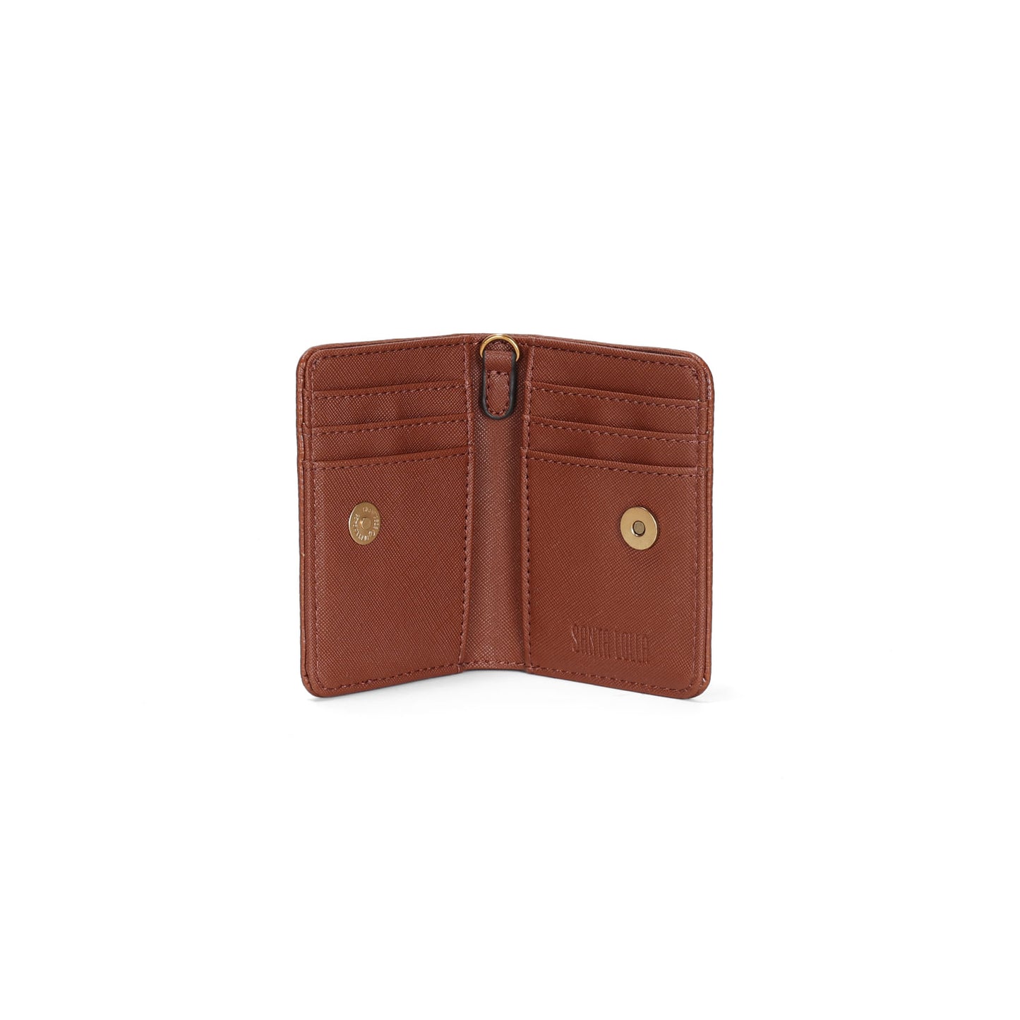 Carteira Marrom Pequena Bridão Santa Lolla