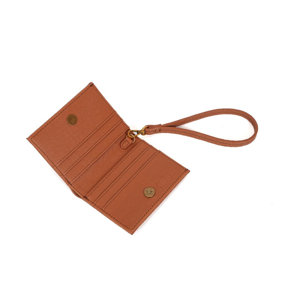 Carteira Pequena Santa Lolla Caramelo