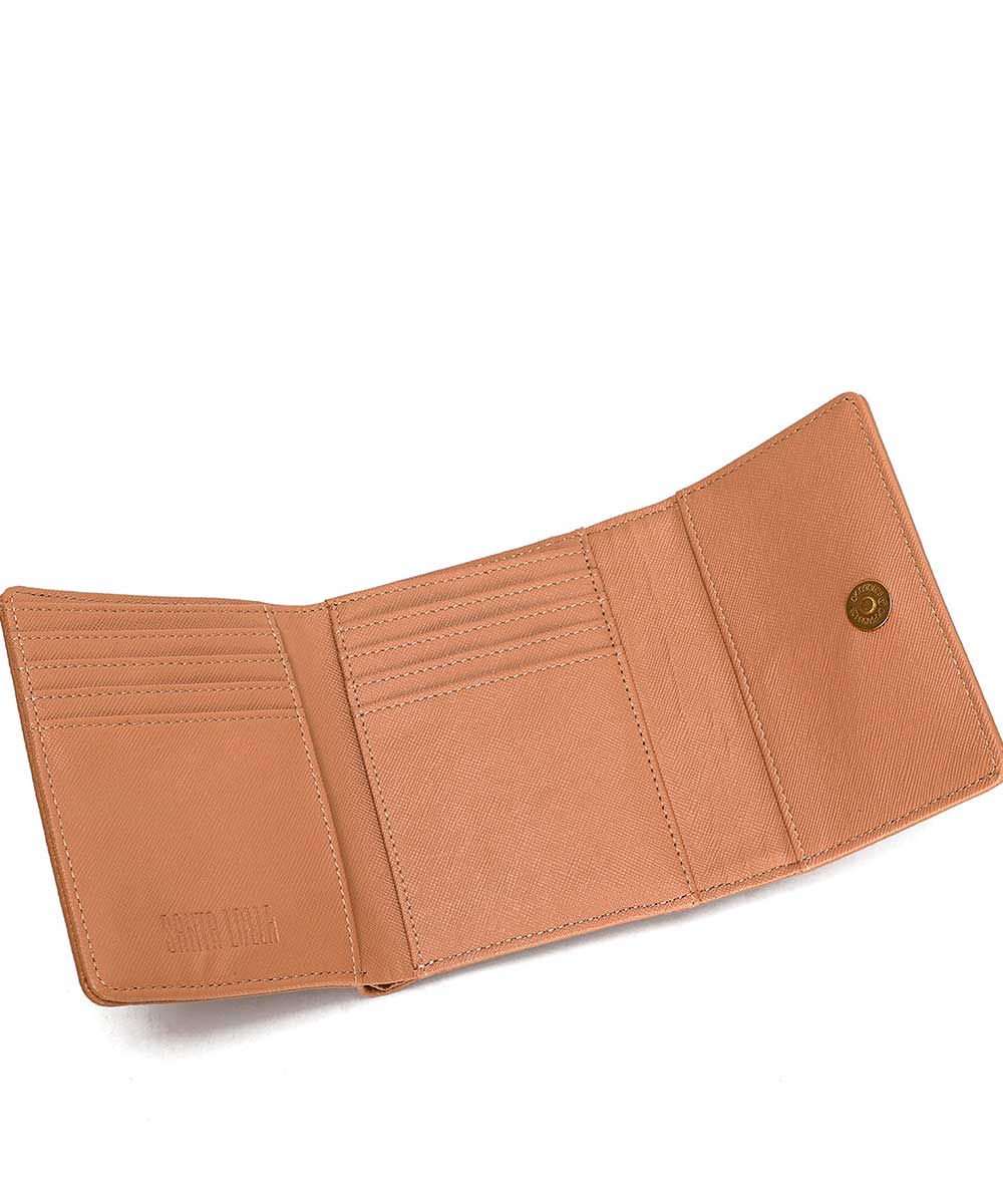 Carteira Pequena Santa Lolla Marrom Alça Mão