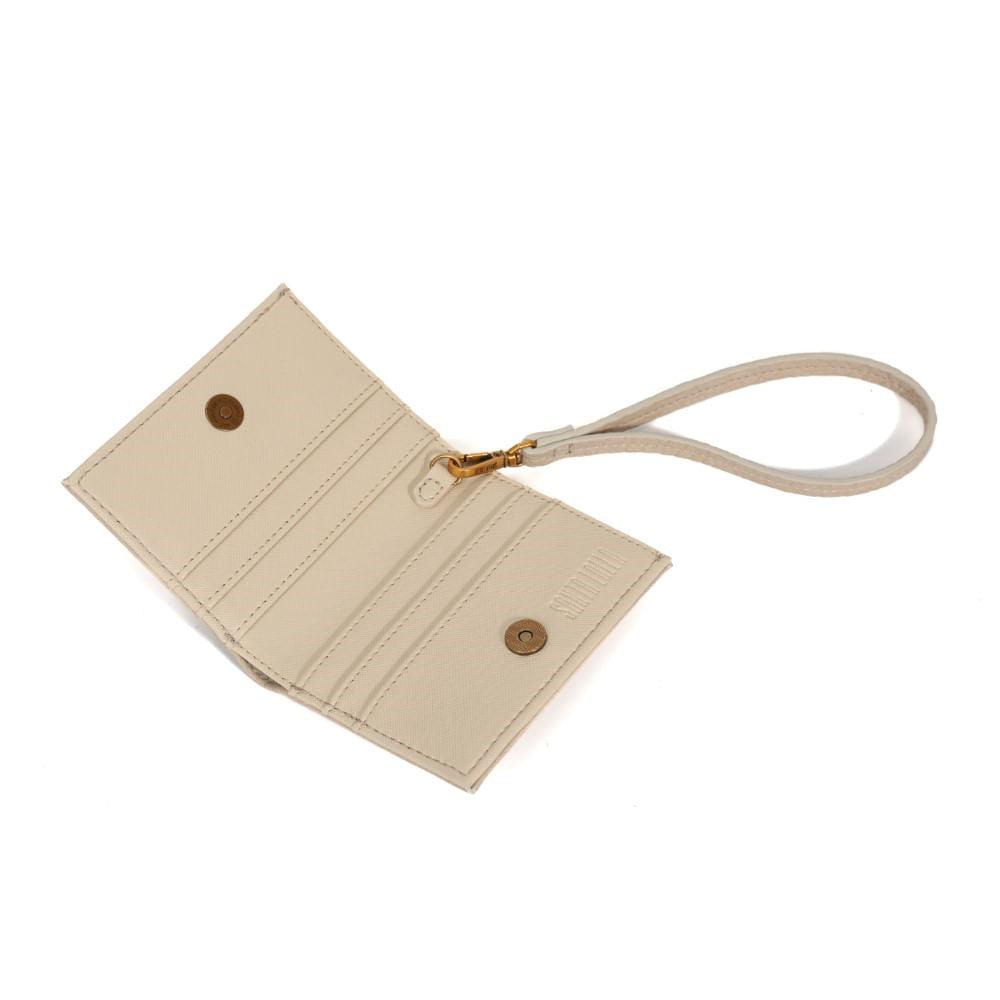 Carteira Pequena Santa Lolla Off White Floater