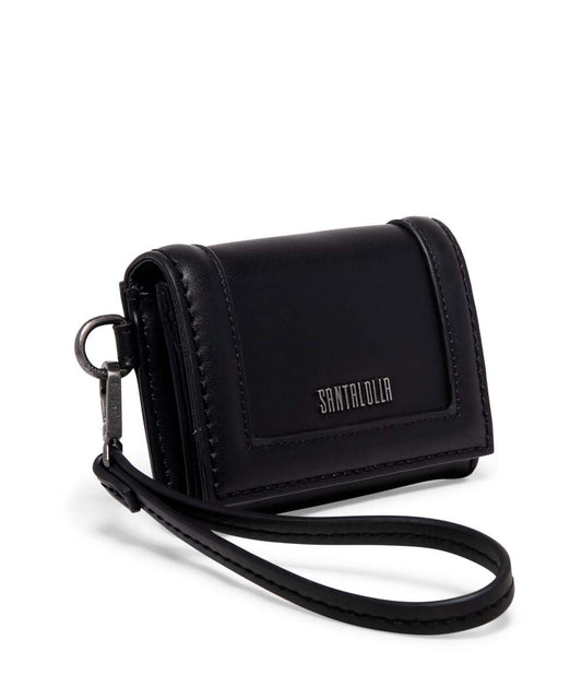 Carteira Pequena Santa Lolla Preta Alça Mão
