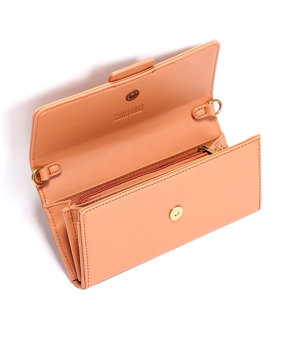 Carteira Santa Lolla Bege Alça de Ombro