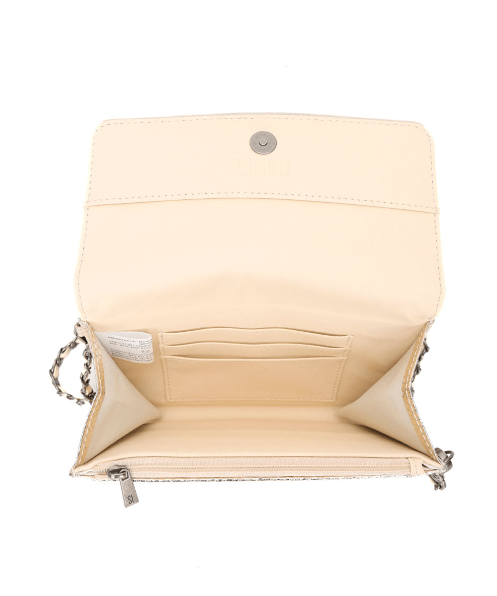 Carteira Santa Lolla Dourado Metalizado