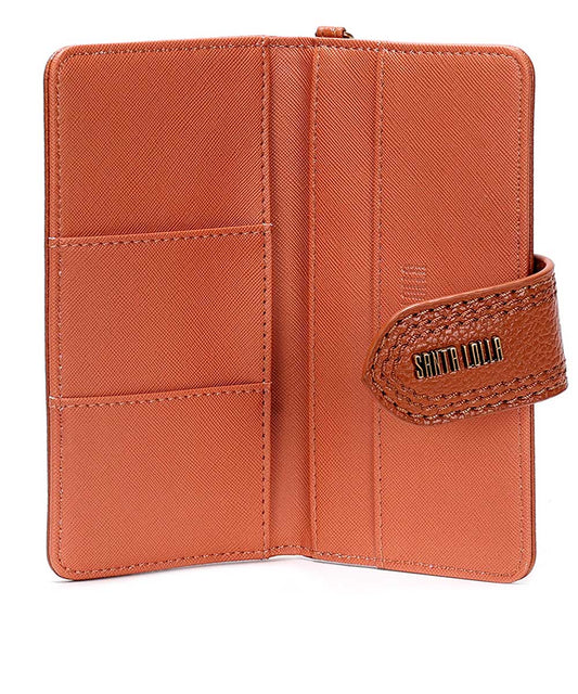 Carteira Santa Lolla Marrom Cinamon Alça Mão